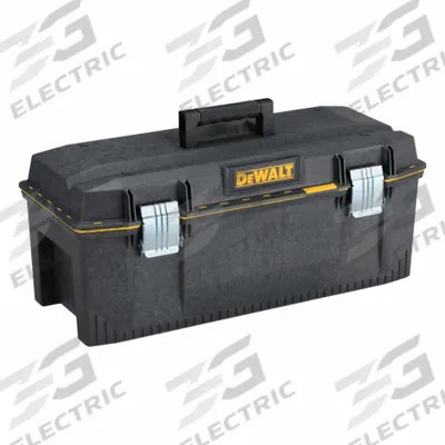 DEWALT Tool Box: 28 in W 12 5/8 in D 11 5/8 in H, Foam, Black, Hinged Lid, Padlock - Structural Foam Tool Boxes