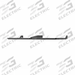 PANDUIT Trunk Slack Plate: Full-Wd, 1 RU, 8 7/8 in Dp, Black Steel, 1 1/4 in Ht, 17 9/16 in Wd (MPN FLEX-PLATE1U). Key specifications — Brand: PANDUIT; For Use With: HD Flex Enclosures; Rack Width Type: Full-Width.