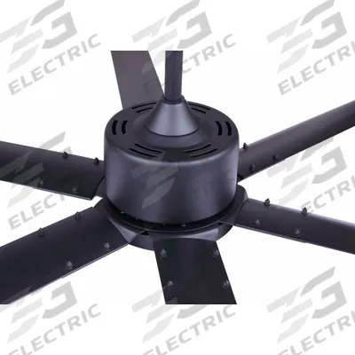 CANARM Ceiling Fan: 10,292 cfm_16,729 cfm Airflow, 8 ft Blade Dia, 5 Speeds, 120V AC - Industrial HVLS Ceiling Fans