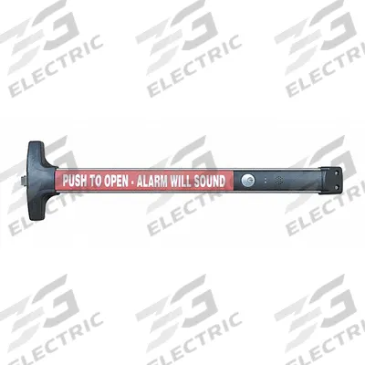 DETEX Exit Device: 48 in Max Door Wd - Rim Push Bars
