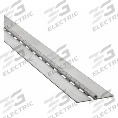 APPROVED VENDOR Piano Hinge: Steel, 48 in Leaf Ht - Full Surface-Mount Piano Hinges