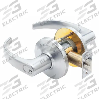 BEST Door Lockset: Passage Lever Locksets, Chrome, ADA Compliant