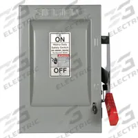 SIEMENS Safety Switch: Non-Fusible, 60 A, Three Phase, 600V AC, Galvanized Steel, Indoor (MPN HNF362H). Key specifications — attr867131: SIEMENS.