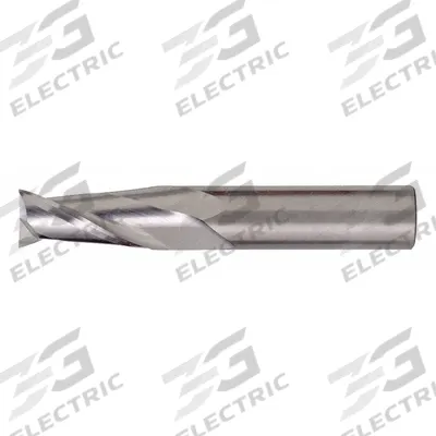 CLEVELAND Corner Radius End Mill: Carbide, 2 Flute, 1/8" Mill Dia, 1/2" LOC, 0.01" Rad - Carbide Corner-Radius End Mills for Aluminum