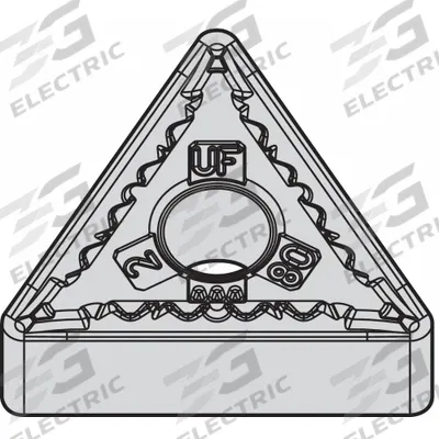 WIDIA Triangle Turning Insert: TNMG432UF - Triangle (T) Indexable Turning Inserts
