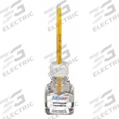 THERMCO Bottle Thermometer: -5°C to 15°C, +/-1°C, 30 mL Bottle Volume, Glycol (MPN ACCR0201S). Key specifications — Bottle Fill Medium: Glycol; Temperature Units: Celsius; Accuracy: +/-1°C; Brand: THERMCO.