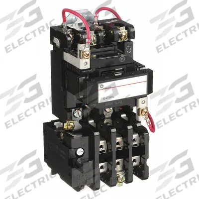 GE Magnetic Motor Starter: Non-Reversing, 3 Poles, NEMA Size 00, 9 A - Non-Reversing Starters with Thermal Overloads