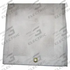 MAURITZON Tarp: 9.5 ft Lg, 7.33 ft Wd, Std Duty, 5 mil, Vinyl, White, 10 oz/sq yd, PVC Coated (MPN MBT-12-01-0810). Key specifications — Color: White; Brand: MAURITZON; Fabric Coating: PVC Coated.