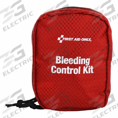 FIRST AID ONLY Bleeding Control Kit: Fabric Bag, 1 People Served - Bleeding Control Kits