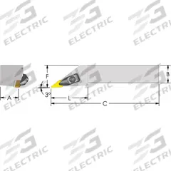 ULTRA-DEX USA Indexable Turning and Profiling Tool Holder: DVJNL 16-3D (MPN 974-000-014). Key specifications — attr257703: DVJNL 16-3D.
