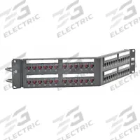 HUBBELL PREMISE WIRING Patch Panel: Angled, 2 Rack Units, 48 Ports, 6, IDC, 4-Pr PoE (4PPOE), Steel (MPN HP648A). Key specifications — Brand: HUBBELL PREMISE WIRING; Compatible Cable Performance Category: 6; Material: Steel; _Access Type: Rear Access; _Port Labeling: Front Numbered; _Power Over Ethernet: 4-Pair PoE (4PPOE); _Rear Termination: IDC; _Series: NextSpeed.