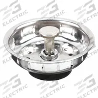 APPROVED VENDOR Strainer: 1 5/8 in Overall Dia, 1 5/8 in Overall Ht, Stainless Steel, Unfinished (MPN 1PPF8). Key specifications — Material: Stainless Steel; Color: Silver; Connection Type: Drop-In; Brand: APPROVED VENDOR; Application: Sink Drain.
