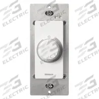 Speed Control: White, Rotary Dial, 120V AC, 605RP, QTXE110S, 744, 744LED, Speed Control (MPN SC100W). Key specifications — Product Type: Speed Control; Switch Type: Rotary Dial; Color: White; Compatible Manufacturer Model Number: 605RP, QTXE110S, 744, 744LED; Nameplate Voltage: 120V AC; Brand: BROAN; Includes: Ability to Adjust Sound, Speed, cfm and Energy Usage.