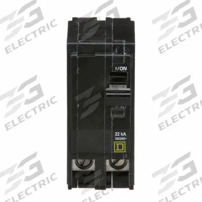 SQUARE D Miniature Circuit Breaker: 200 A, 120/240V AC, Single Phase, 22kA at 120/240V AC - QO Series, Plug-In Square D Miniature Circuit Breakers