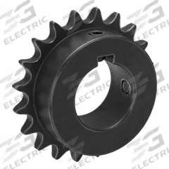 TSUBAKI Single Strand Sprocket: 40, For 1/2 in Chain Pitch, 1 7/16 in Bore Dia, 20 Teeth, Steel (MPN 40B20F-1G). Key specifications — Brand: TSUBAKI.