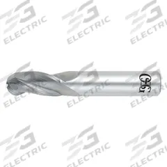 OSG Ball End Mill: Carbide, TiAlN Coated, 3 Flute, 1.5 mm Mill Dia, 5 mm LOC, 39 mm OAL (MPN 403-0591-BN11)