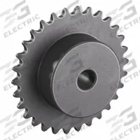 TSUBAKI Sprocket: One-Sided Hub, For Single Strands, 25, 30 Teeth, 2.392 in Pitch Dia, Steel (MPN 25B30). Key specifications — Brand: TSUBAKI.
