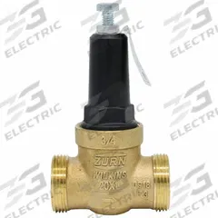 ZURN WILKINS Pressure Regulator: FNPT x FNPT, 3/4 in Pipe Size, Bronze, 140°F Max. Op Temp, No Union (MPN 34-20XLDULU). Key specifications — Brand: ZURN WILKINS; Union Type: No Union; Low-Lead Compliance: Low-Lead Compliant.