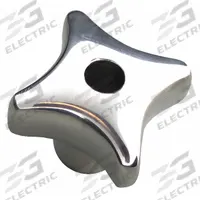 APPROVED VENDOR Hand Knob: 4 Point, Stainless Steel, 2.48 in Dia, 1/2 in Hole Dia (MPN M-65004). Key specifications — Brand: APPROVED VENDOR.