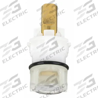 Delta Cartridge: Use with Hot/Cold Water, Brass/Plastic - Disc Faucet Cartridges