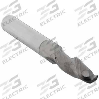 APPROVED VENDOR Ball End Mill: Carbide, TiCN Coated, 2 Flute, 1" Mill Dia, 1-1/2" LOC - General Purpose Carbide Ball End Mills