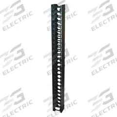 VIDEO MOUNT PRODUCTS Cable Management: Vertical, 42 U, Single Side Sides, 70 in Overall Ht (MPN ERENVCM-42). Key specifications — Color: Black; Orientation: Vertical; Brand: VIDEO MOUNT PRODUCTS; Material: Steel; Number of Sides: Single Side.