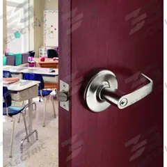CORBIN RUSSWIN Door Lockset: Office Lever Locksets, Chrome, ADA Compliant (MPN CLX3351 AZD 626). Key specifications — attr1024149: Not Ligature-Resistant; attr1011488: CORBIN RUSSWIN; attr1024446: F109; attr1011524: No Message; attr1011506: AZD Straight; attr1011485: Yes; attr1059461: Satin Chromium-Plated : Zinc.