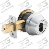 DORMAKABA Deadbolt Lock: Cylindrical, SFIC, 2 in Door Thick - Max, Chrome (MPN QDB181626S4DBSLC). Key specifications — ADA Compliant: Yes; Brand: DORMAKABA; Cylinder Core Type: Small Format Interchangeable Core Cylinder; Finish: Satin Chromium-Plated; Keyway Type: Less Cylinder; Includes Core: Core Included; Ligature Resistance: Not Ligature-Resistant.