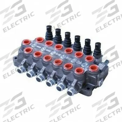 BUCHER HYDRAULICS Lever Operated Sectional Valve: Four-Way / Three Positions - Manual Spool Monoblock Valves