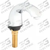 RUBBERMAID COMMERCIAL PRODUCTS Bathroom Sensor Faucet: Milano Auto Faucet, Brass, Chrome Finish (MPN 1818966). Key specifications — Brand: RUBBERMAID COMMERCIAL PRODUCTS; Includes: Top Spacer; Series: Milano Auto Faucet.