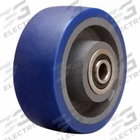 HAMILTON Caster Wheel: 6 in Wheel Dia., 2 1/2 in Wheel Wd, Polyurethane, 1,300 lb Load Rating, Blue (MPN W-625-SPB-3/4). Key specifications — Brand: HAMILTON; Tread Shape: Ergo-Glide; Wheel/Tread Color: Blue.
