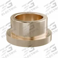Flanged Sleeve Bearing: Bronze, SAE 841, 3/4 in Bore, 1 in OD, 5/8 in Lg, USDA H-1 Approved, 3 PK (MPN ECOF121610). Key specifications — System of Measurement: Inch; Lubricant Material: USDA H-1 Approved; Material Grade: SAE 841; Flange Type: Flanged; Brand: BUNTING BEARINGS.