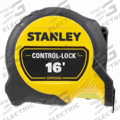 STANLEY Tape Measure: Nonmagnetic Double Hook Tip, 16 ft, Plastic - Standard (Inch) Tape Measures