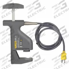 FLUKE Pipe Clamp Temperature Probe: -20°F to 300°F /-29°C to 149°C, ±1.9°C/±3.4°F, 1 in Probe Lg (MPN 80PK-10). Key specifications — Brand: FLUKE; Accuracy: ±1.9 °C; Handle Type: Straight.