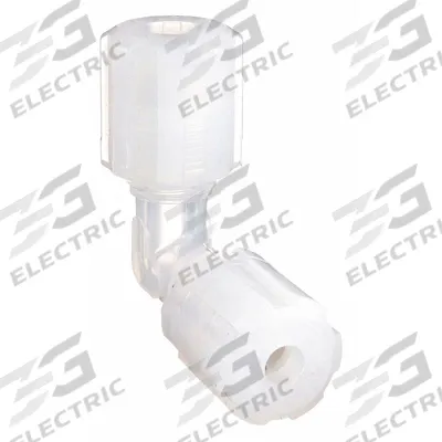 PARGRIP Compression Fitting Elbow: 1/4 in OD x 1/8 in OD Size, Compression x Compression - PFA Compression Tube Fittings