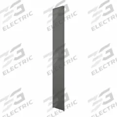 HADRIAN Pilaster: Stainless Steel, Powder-Coated, Slate, 82 in Ht, 5 in Wd, 1 1/4 in Thick (MPN 541005-621). Key specifications — Door Swing: Out Swing; Brand: HADRIAN; Color: Slate; Finish/Texture: Powder-Coated.