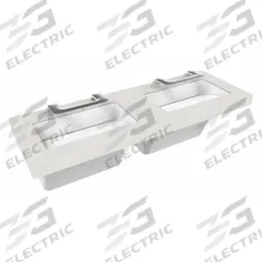 BRADLEY Wash Station: OmniDeck, Silver Mist, Terreon®, Sensor, 63 in Overall Lg, 26 in Overall Wd (MPN S93-757). Key specifications — Series: OmniDeck; Includes: Soap Dispenser; Color: Silver Mist; Brand: BRADLEY; Sink Type: Wash Station; Material: Terreon®; Sink Material: Polymer Resin.