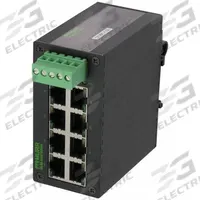 MURRELEKTRONIK Ethernet switch: Unmanaged, DIN Rail, 8 Ports, RJ45, 100 mbps/Ethernet, IP40 (MPN 58171). Key specifications — Port Type: RJ45; Manufacturer Part Number: 58171; Brand: MURRELEKTRONIK; Features: Auto-Negotiation; IP Rating: IP40; Product Type: Ethernet Switch; Maximum Input Voltage: 48V DC; Mounting Location: DIN Rail.