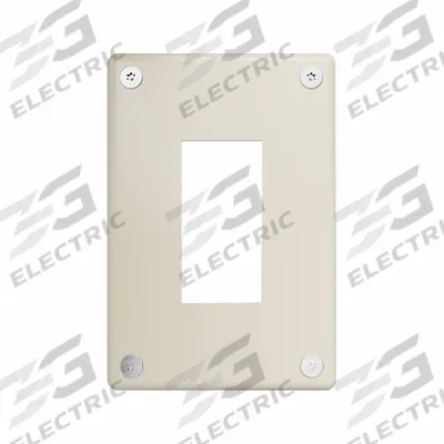 LEGRAND Wall Plate: Decorator-Rocker, 1 Gang, Ivory - Tamper-Resistant Wall Plates