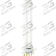 LEDVANCE/ SYLVANIA Compact Fluorescent Bulb: 4-Pin (2GX7), T4, Fluorescent, 2700K, 13 W Watt (MPN 20314). Key specifications — Brand: LEDVANCE/ SYLVANIA; Bulb Designation: CF13DS/E/827; Dimmable: Yes; Color Temperature: 2700K.