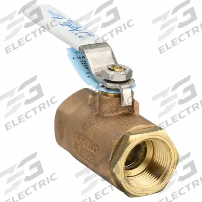 APOLLO Manual Two-Way Ball Valve: 1 in Size, Bronze, Straight, FNPT x FNPT - Bronze Ball Valves