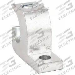 BURNDY Wire Connector: 14 AWG – 1/0 AWG Wire Sizes, 1/4 in Stud Size, Tin-Plated Aluminum Lug Body (MPN BGBL1/0). Key specifications — Brand: BURNDY; For Wire Material: Aluminum; Maximum Stranded Copper Wire Size: 1/0 AWG; Minimum Stranded Copper Wire Size: 14 AWG; Lug Material: Tin-Plated Aluminum.