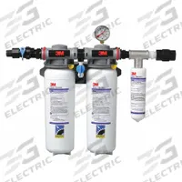 3M Water Filtration System: 0.2 micron, 5 gpm, NPT, 18 in Overall Ht, 70,000 gal, 3 Filters Included (MPN 5625501). Key specifications — Brand: 3M; Reduces: Cyst; Filter Media: Prefilter Wrap.