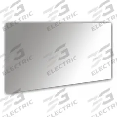 KETCHAM Sliding Door Mirror: Rectangular, Glass, 7 in Overall Ht, 12 1/2 in Overall Wd, Polished (MPN DS-24). Key specifications — Brand: KETCHAM; Frame Material: Mirrored Glass; Frame Finish: Polished.