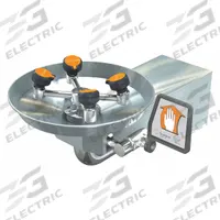 GUARDIAN EQUIPMENT Plumbed Eyewash: Std, Wall Mnt, Eyes and Face Coverage, Uncovered, Push Plate (MPN GBF1724). Key specifications — attr474381: Push Plate; attr474383: GUARDIAN EQUIPMENT.