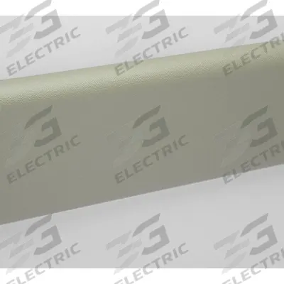 PAWLING Wall Guard: WG-6C, PVC, Champagne, 6 in Overall Ht - PVC Crash Rails & Bumper Guards