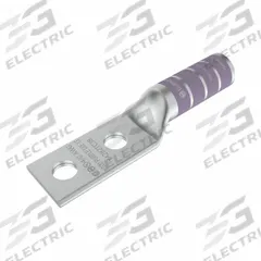 Compression Lug: For 4/0 AWG, Stranded Wire, 3/8 in Stud Size, Long, Copper Barrel (MPN YA282NTC38). Key specifications — Inspection Hole: No; For Wire Type: Stranded; For Wire Sizes: 4/0 AWG; Brand: BURNDY; Manufacturer Part Number: YA282NTC38.