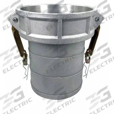 APPROVED VENDOR Cam and Groove Coupling: 6 in Coupling Size, 6 in Hose Fitting Size, 8 13/16 in Overall Lg - Type C Aluminum Cam & Groove Fittings