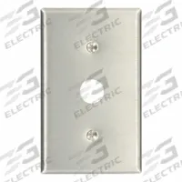 LEVITON Wall Plate: 1 Gang, Std Size (MPN 84037-40). Key specifications — Brand: LEVITON; Material: Stainless Steel.