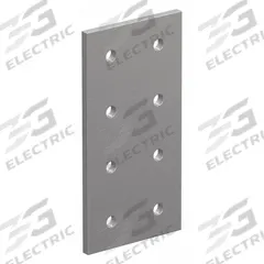 Rectangular Flat Plate: Rectangular Flat Plate, 40 Series, 6 mm x 80 mm x 160 mm, 8 Holes, Silver (MPN 40-4365). Key specifications — Material: Aluminum; Brand: 80/20; Finish: Anodized.